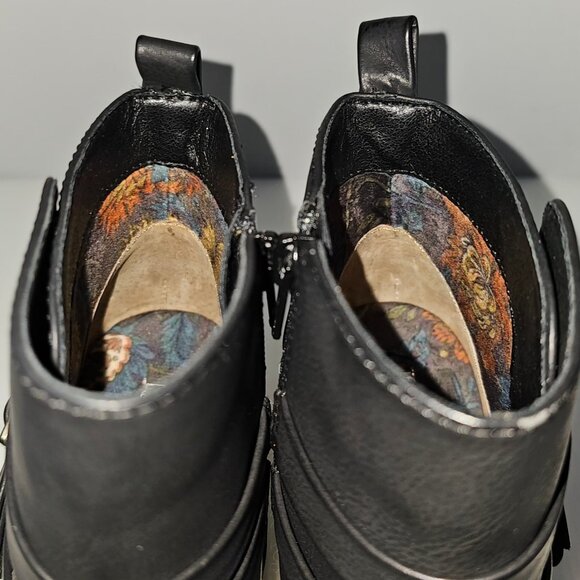 NEW Korks Kork Ease Heidi Ankle Bootie Womens 9.5 Black Block Heel Fall Everyday - Picture 9 of 14